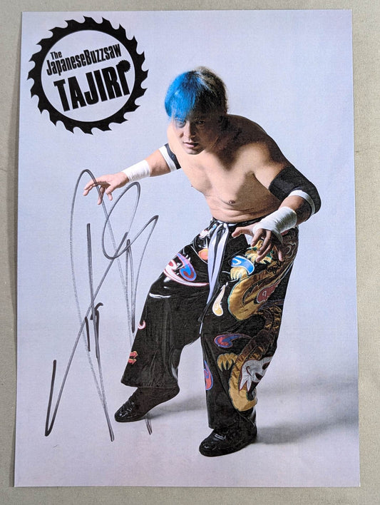 TAJIRI 直筆サイン入り ポートレート(B-6)