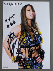 空*様 サイドショウ　アートプリント　ストーム　桃桃子　直筆サイン入り AZM 直筆サイン入り スターダムポートレート(O-7) – 闘道館