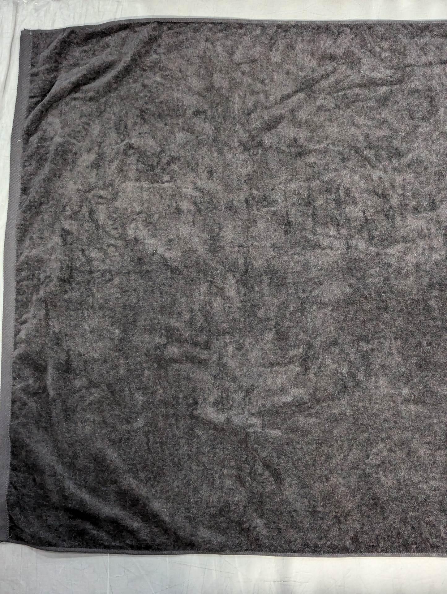【hand signed autograph】 Minoru Suzuki Signature Embroidery Bath Towel (Black)