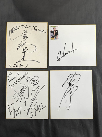 国内プロレスラー サイン色紙セット④