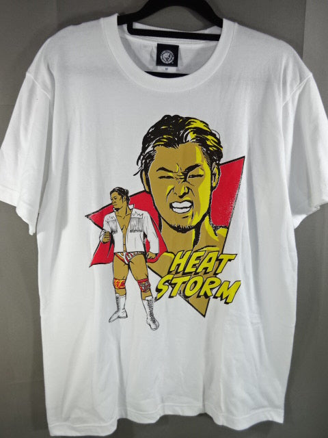 上村優也 HEAT STORM イラスト Tシャツ②(ホワイト)