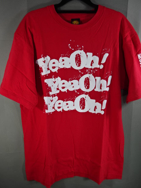 Shinsuke Nakamura  YeaOh!×3 T-shirt (1) (Red)