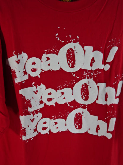 中邑真輔 YeaOh!×3 Tシャツ①(レッド)