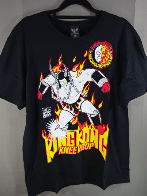 Togi Makabe × Buffalo Man T-Shirt (1) (Black)