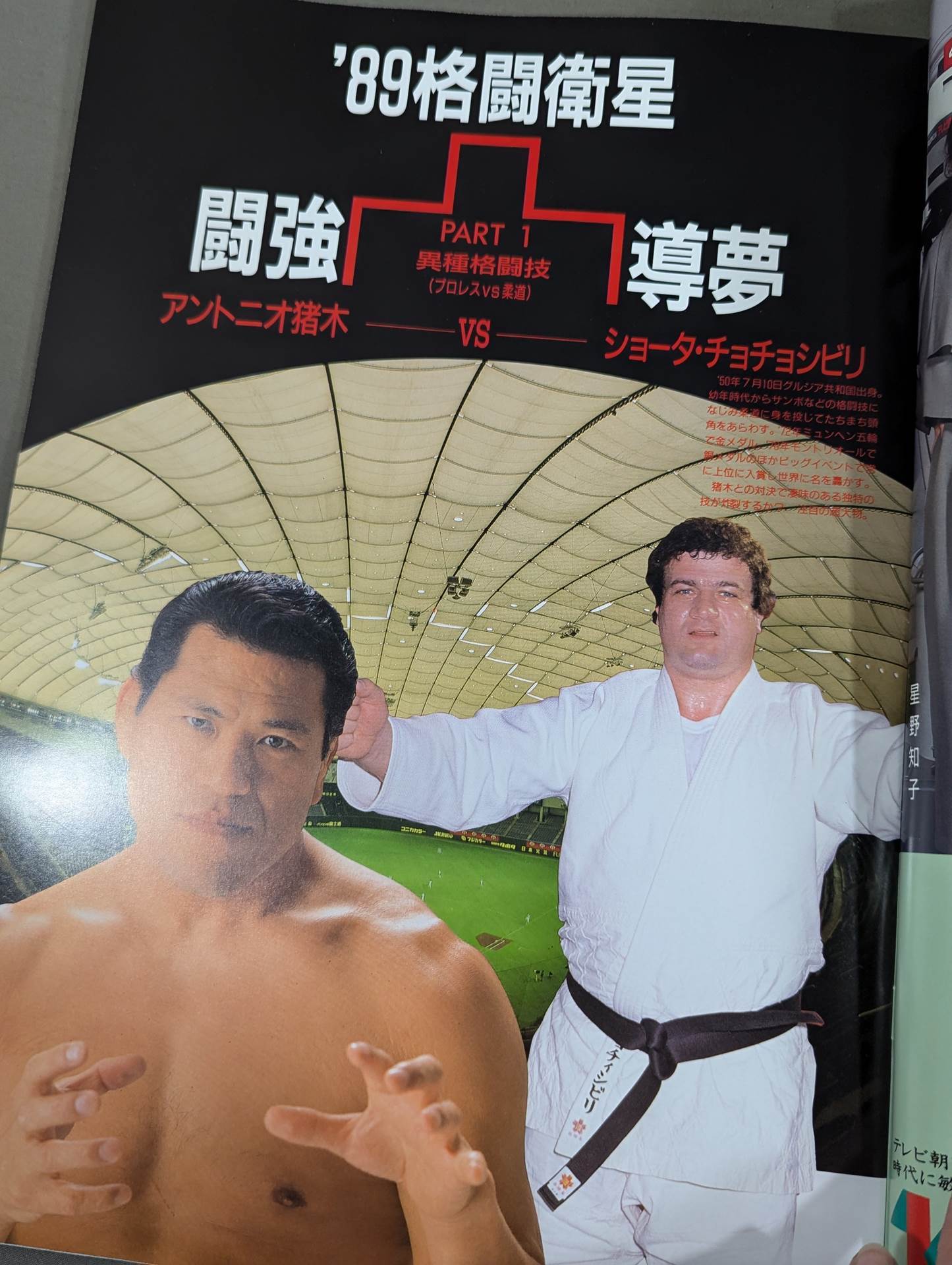 ★プロレス界初のドーム興行★ 89格闘衛星 闘強導夢 プロリンピックPART1