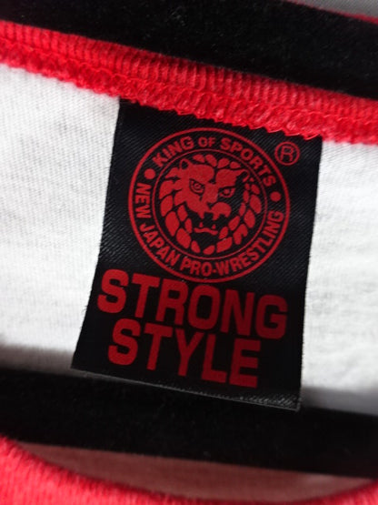 ライオンマーク ラグラン Tシャツ④(ホワイト×レッド)