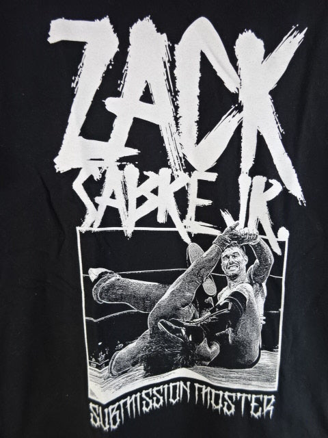【直筆サイン入り】ザック・セイバーJr.  SUBMISSION MOSTER Tシャツ