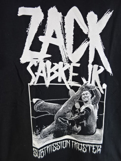 【直筆サイン入り】ザック・セイバーJr.  SUBMISSION MOSTER Tシャツ