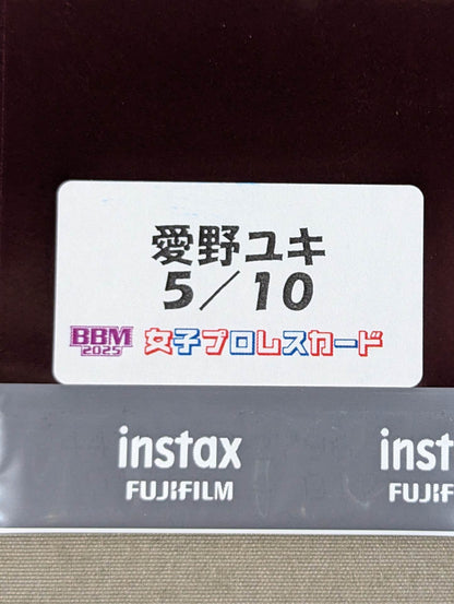 2025 BBM 愛野ユキ 公式チェキカード