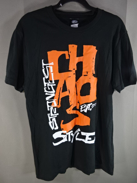 【Kazuchika Okada  hand signed autograph 】CHAOS EST.2009 T-Shirt