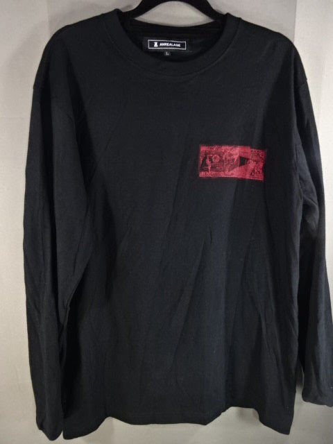 Kazuchika Okada ×ANREALAGE Long Sleeve T-Shirt (1) (Black)