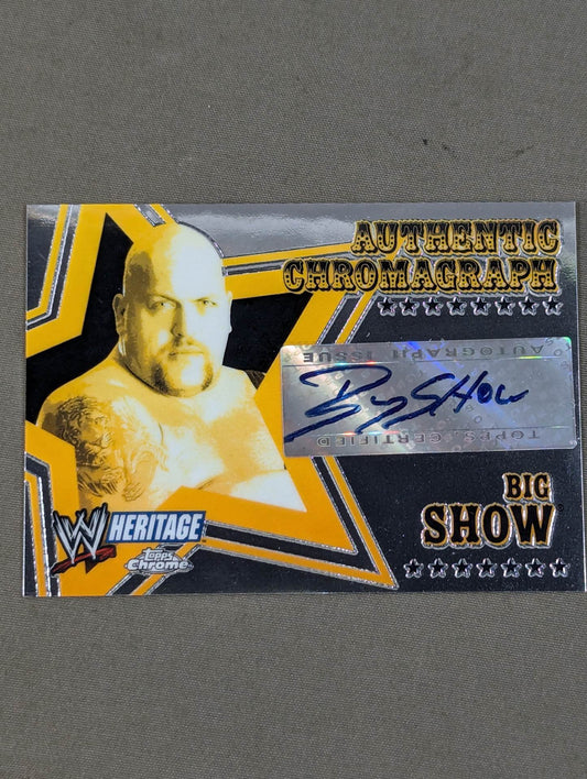 2006 TOPPS ビッグ・ショー 公式 サインカード