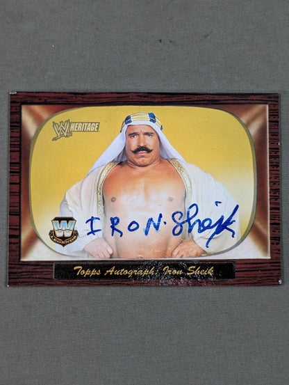 2005 TOPPS アイアン・シーク 公式サインカード