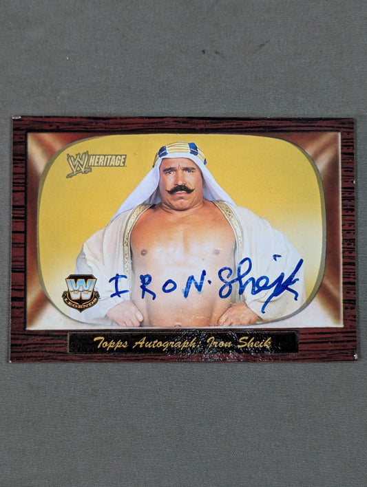 2005 TOPPS アイアン・シーク 公式サインカード