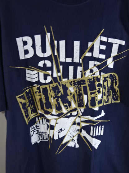Yoshitatsu BULLET CLUB HUNTER T-Shirt (1) (Navy)