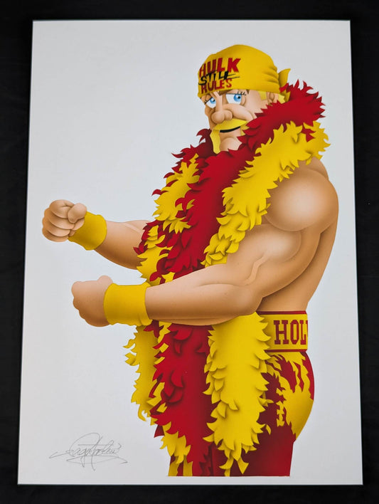 ★ Nagatoshi Sakai 's original painting "★ Superman" Hulk Hogan 