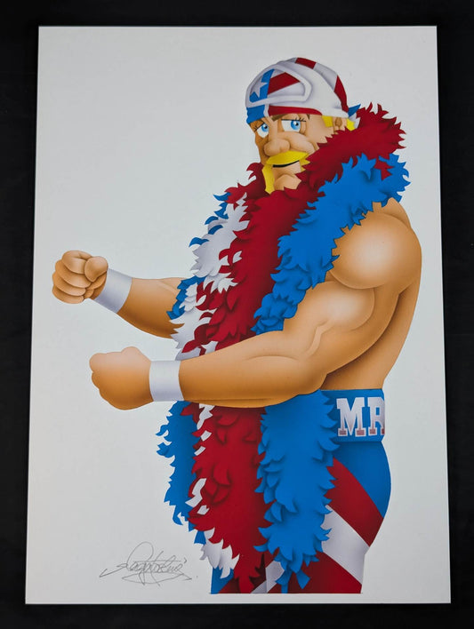 ★ Nagatoshi Sakai 's original painting "★ Superman" Hulk Hogan 