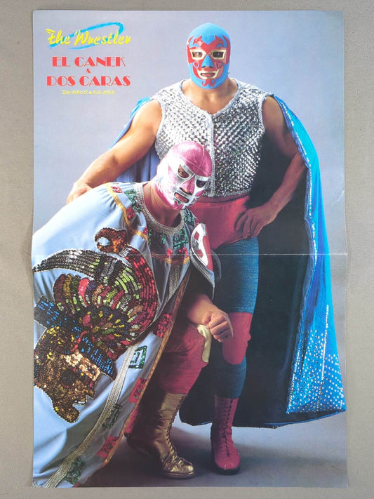 El Canek & Dos Caras  Magazine Appendix Pin-Up