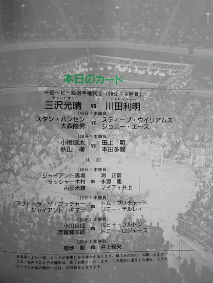 94 Super Power Series / 6.3 Budokan The Summit Battle