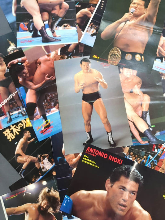Antonio Inoki  Magazine Appendix Pin-Up Set