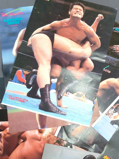 Antonio Inoki  Magazine Appendix Pin-Up Set