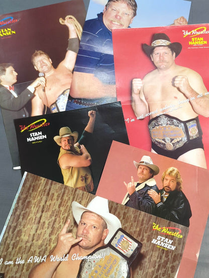 Stan Hansen Magazine Appendix Pin-Up Set