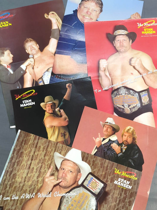Stan Hansen Magazine Appendix Pin-Up Set