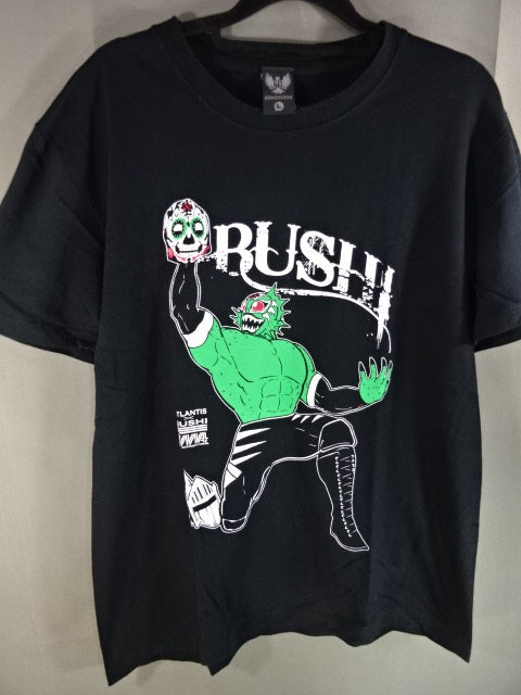 BUSHI×アトランティス Tシャツ①(ブラック)