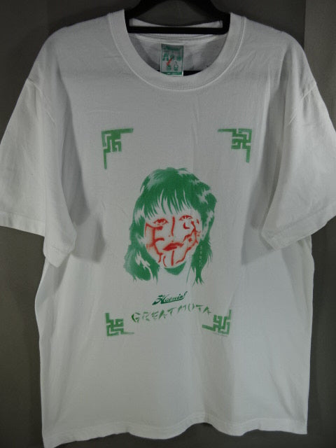 グレート・ムタ×HAOMING SPRAY ART Tシャツ①(ホワイト)