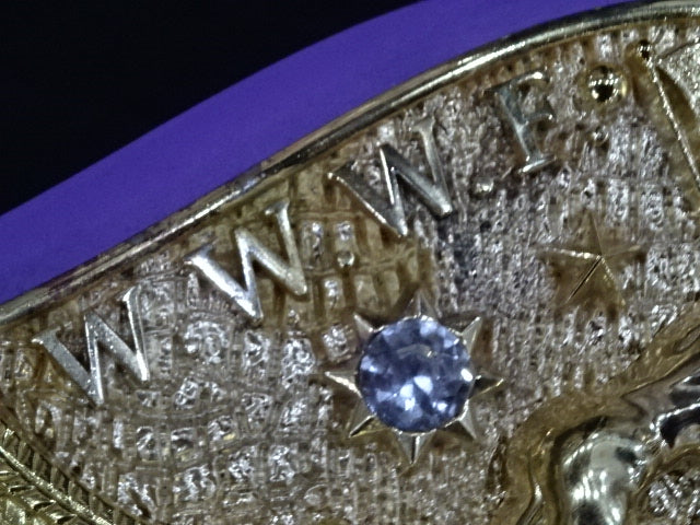 ★ Antonio Inoki  Color★ WWWF World Heavyweight Championship Belt