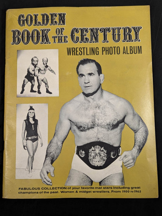 GOLDEN BOOK OF THE CENTURY WRESTLING PHOTO ALBUM