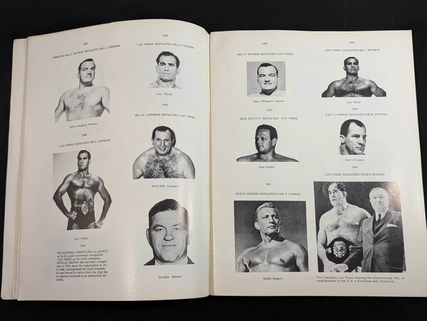 GOLDEN BOOK OF THE CENTURY Wrestling  PHOTO ALBUM