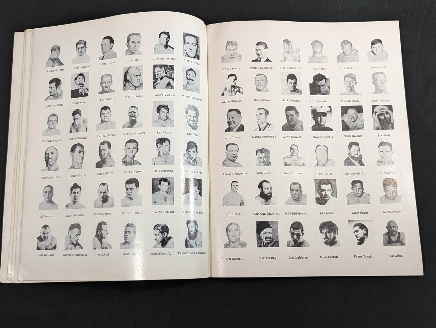 GOLDEN BOOK OF THE CENTURY Wrestling  PHOTO ALBUM