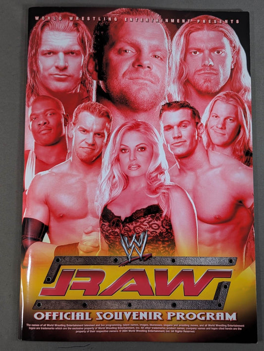 WWE OFFICIAL SOUVENIR PROGRAM 2004
