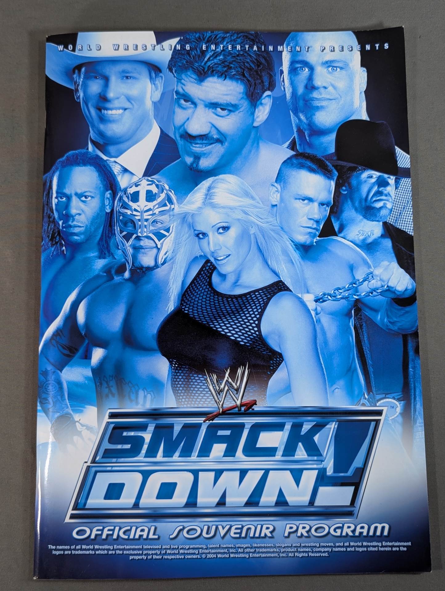 WWE OFFICIAL SOUVENIR PROGRAM 2004