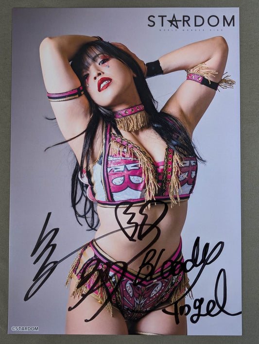 Mina Shirakawa  hand signed autograph  Starda Pro-Photo (G-2)