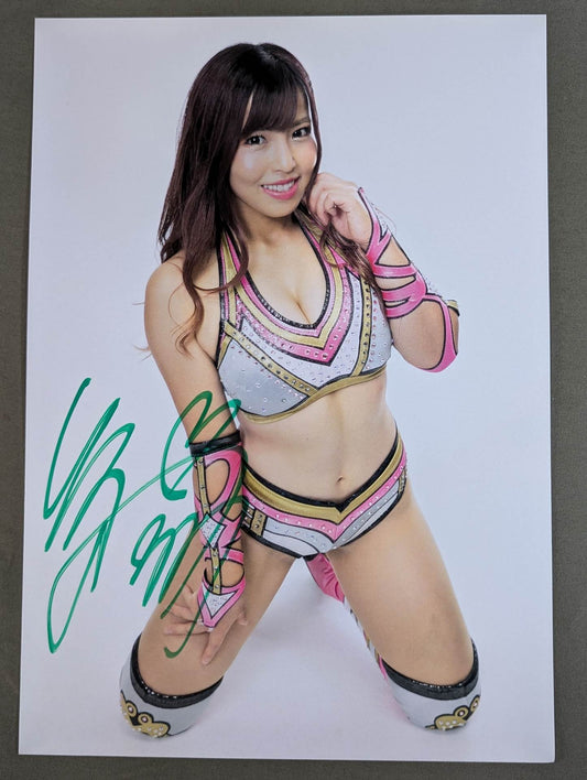 白川未奈 直筆サイン入り スターダムポートレート(G-4)