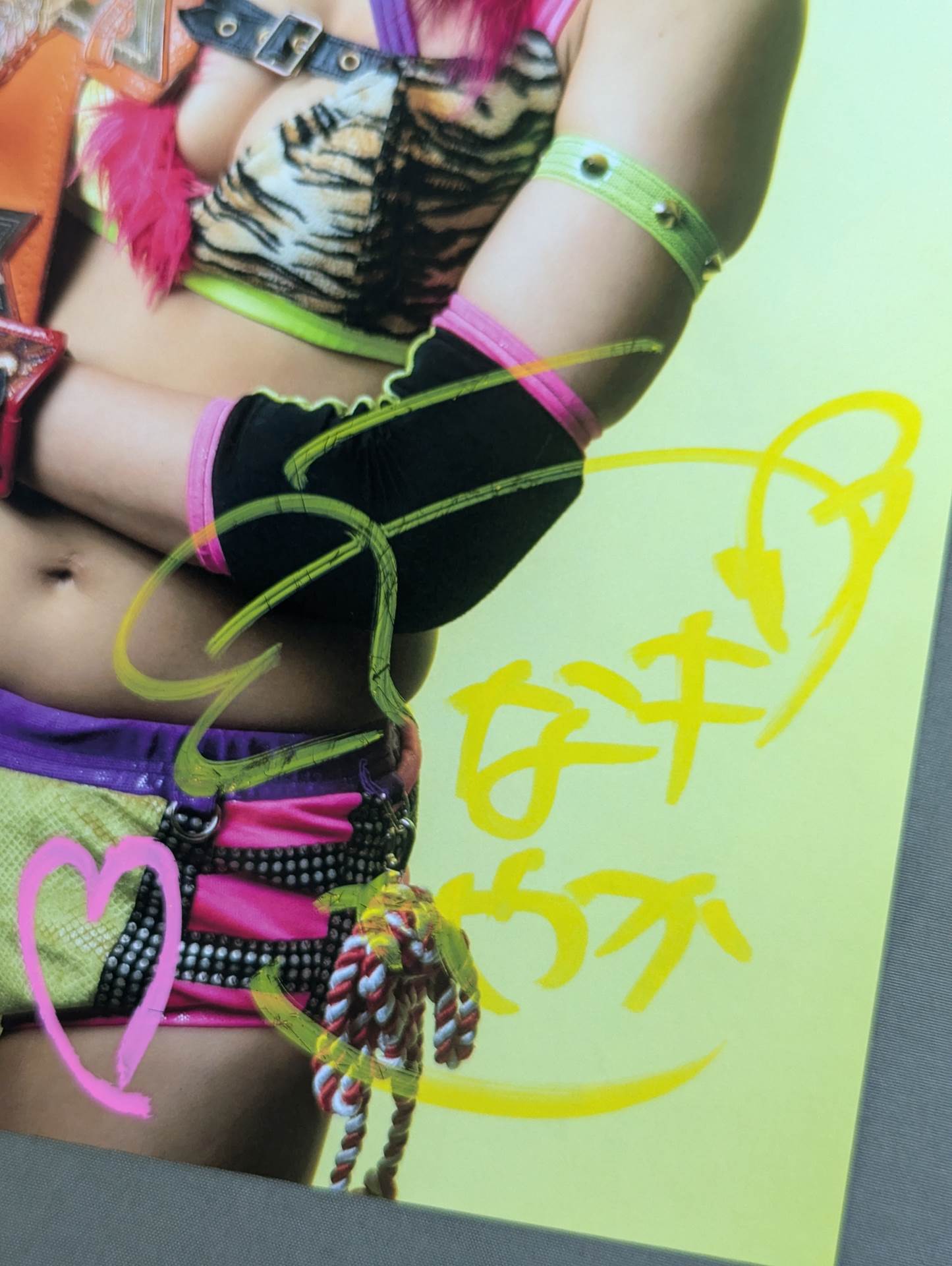 UNAGI SAYAKA  hand signed autograph  Starda Pro-Photo  (M-3)