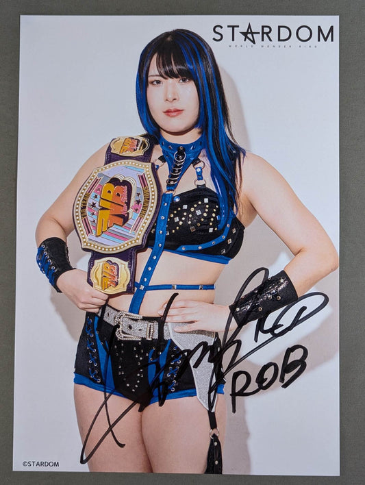HANAKO hand signed autograph  stardom Pro-Photo (A-3)