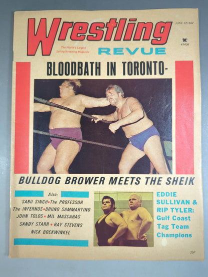 Wrestling REVUE June 1972 issue