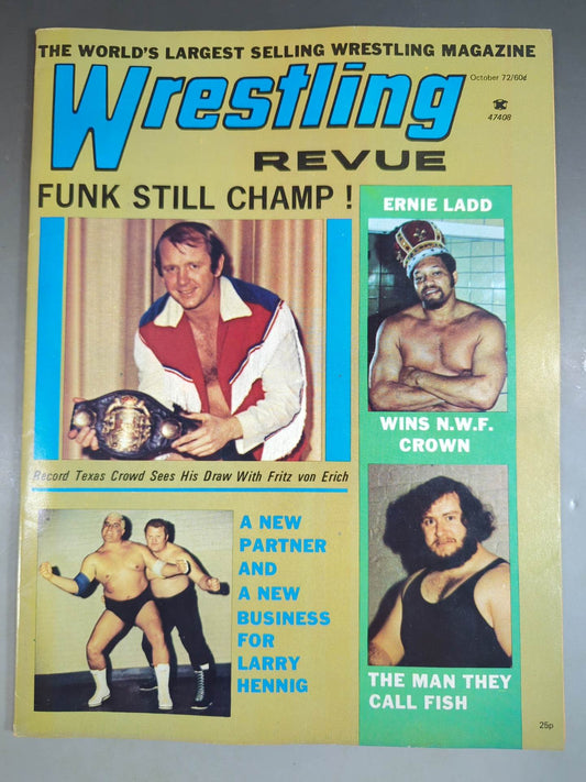 Wrestling REVUE October 1972 issue