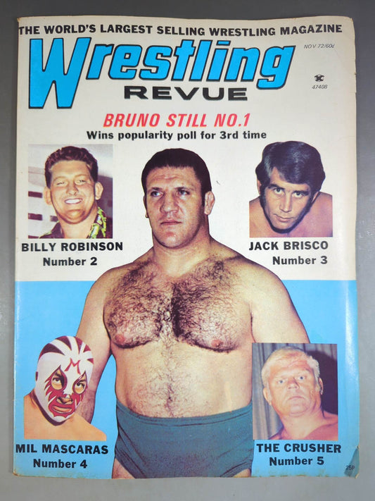 Wrestling REVUE November 1972 issue