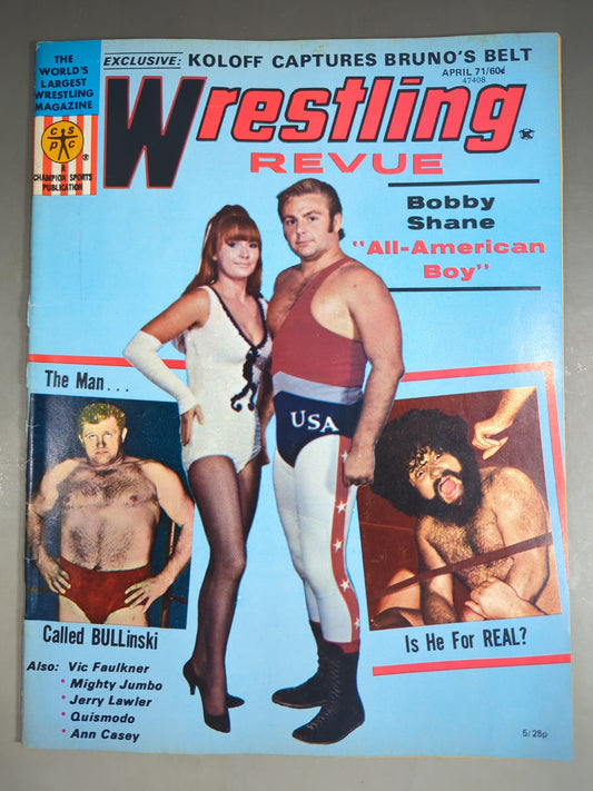 Wrestling REVUE 1971年4月号
