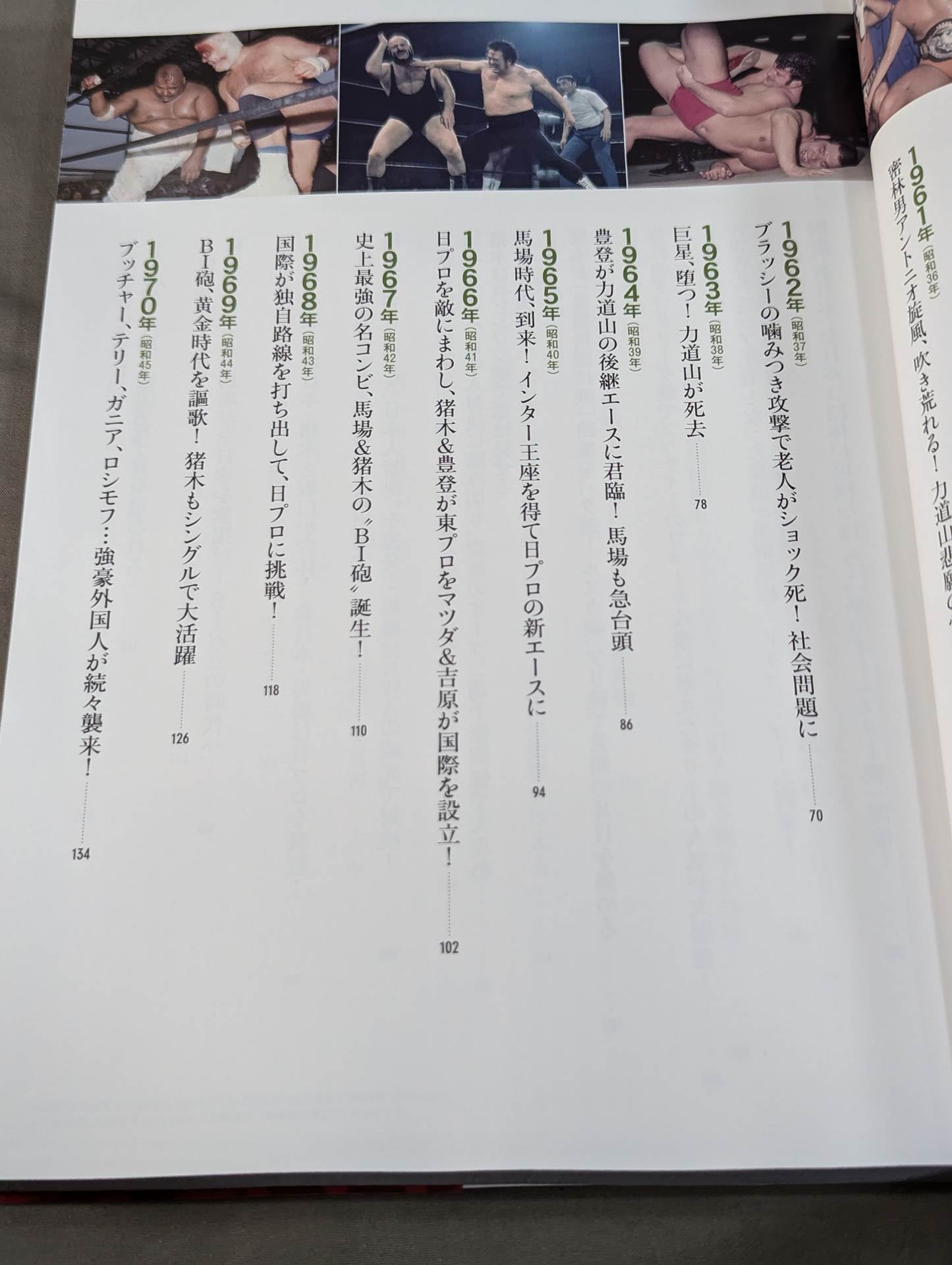 日本プロレス70年史 昭和編