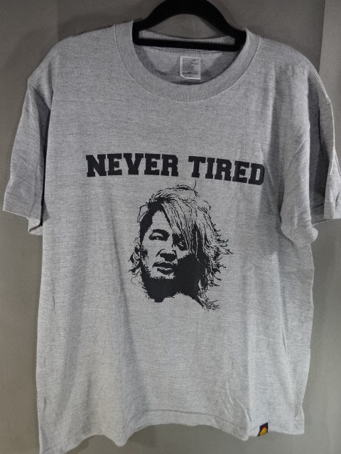 Hiroshi Tanahashi  NEVER T-Shirt (2) (Grey)