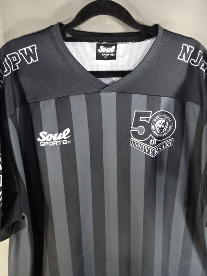 新日本プロレス 50周年記念 SOUL SPORTS レプリカレフェリーシャツ