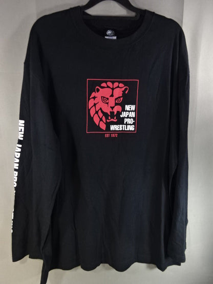 Lion Mark  Long Sleeve T-Shirt (3) (Black)