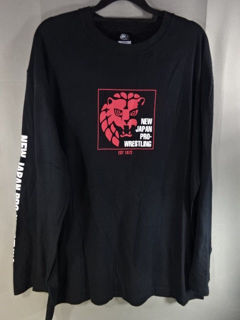 Lion Mark  Long Sleeve T-Shirt (3) (Black)