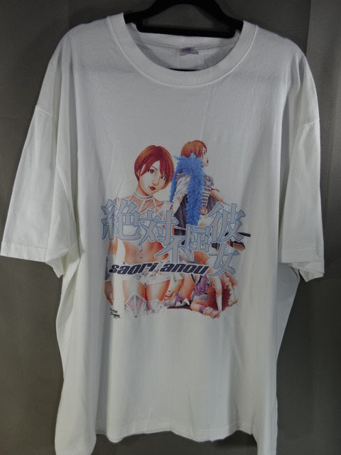Saori Anou  Illustration T-Shirt (2) (White)