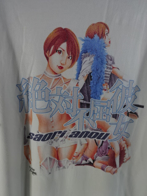 Saori Anou  Illustration T-Shirt (2) (White)